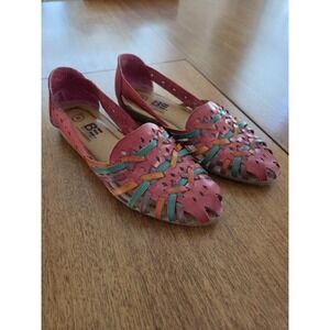 Huarache‎ Sandals Women's 8 Mexican Leather Boho Free Spirit Artsy Basic Edition